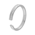 Polished Square Tube Bangle Bracelet