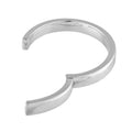 Polished Square Tube Bangle Bracelet