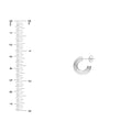 8mm ID Polished Open Hoop Earrings