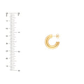 10mm ID Polished Open Hoop Earrings