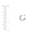 10mm ID Polished Open Hoop Earrings