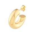 8 mm ID Polished Open Hoop Earrings