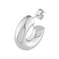 8 mm ID Polished Open Hoop Earrings