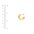 10 mm ID Polished Open Hoop Earrings