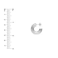 10 mm ID Polished Open Hoop Earrings
