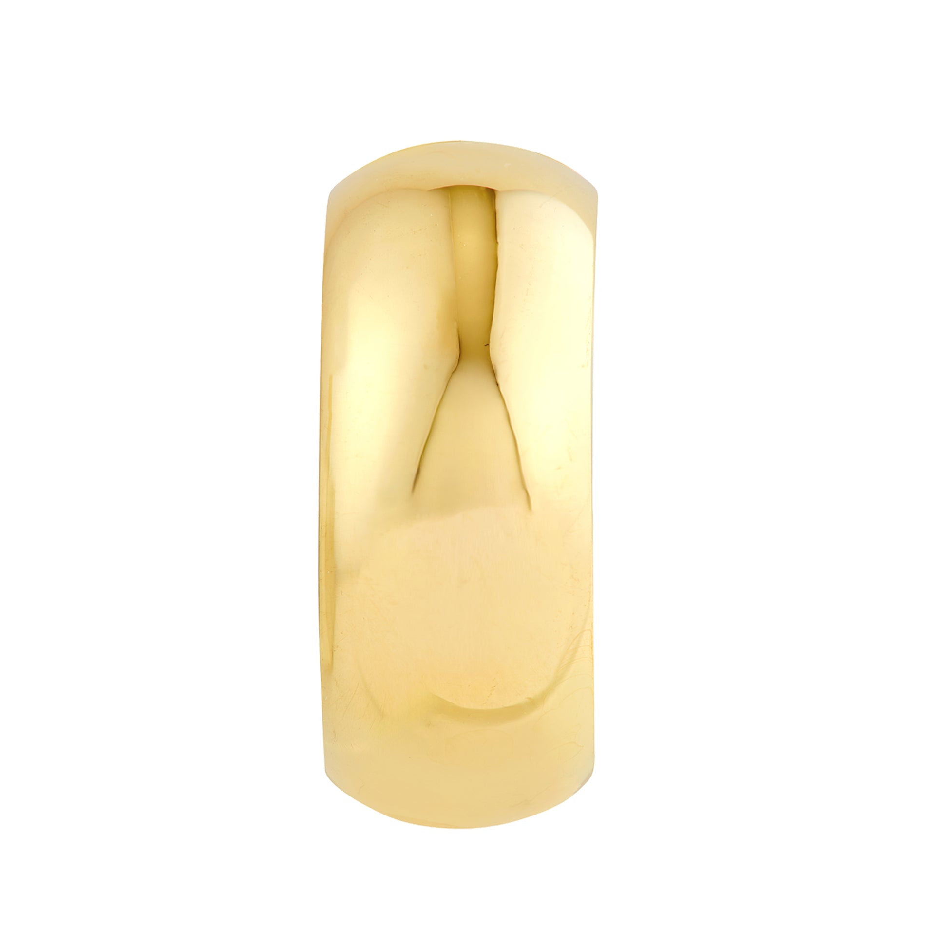 15mm D-Tube Round Hoop Earrings