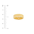 Wide Ridge Ribbed Band