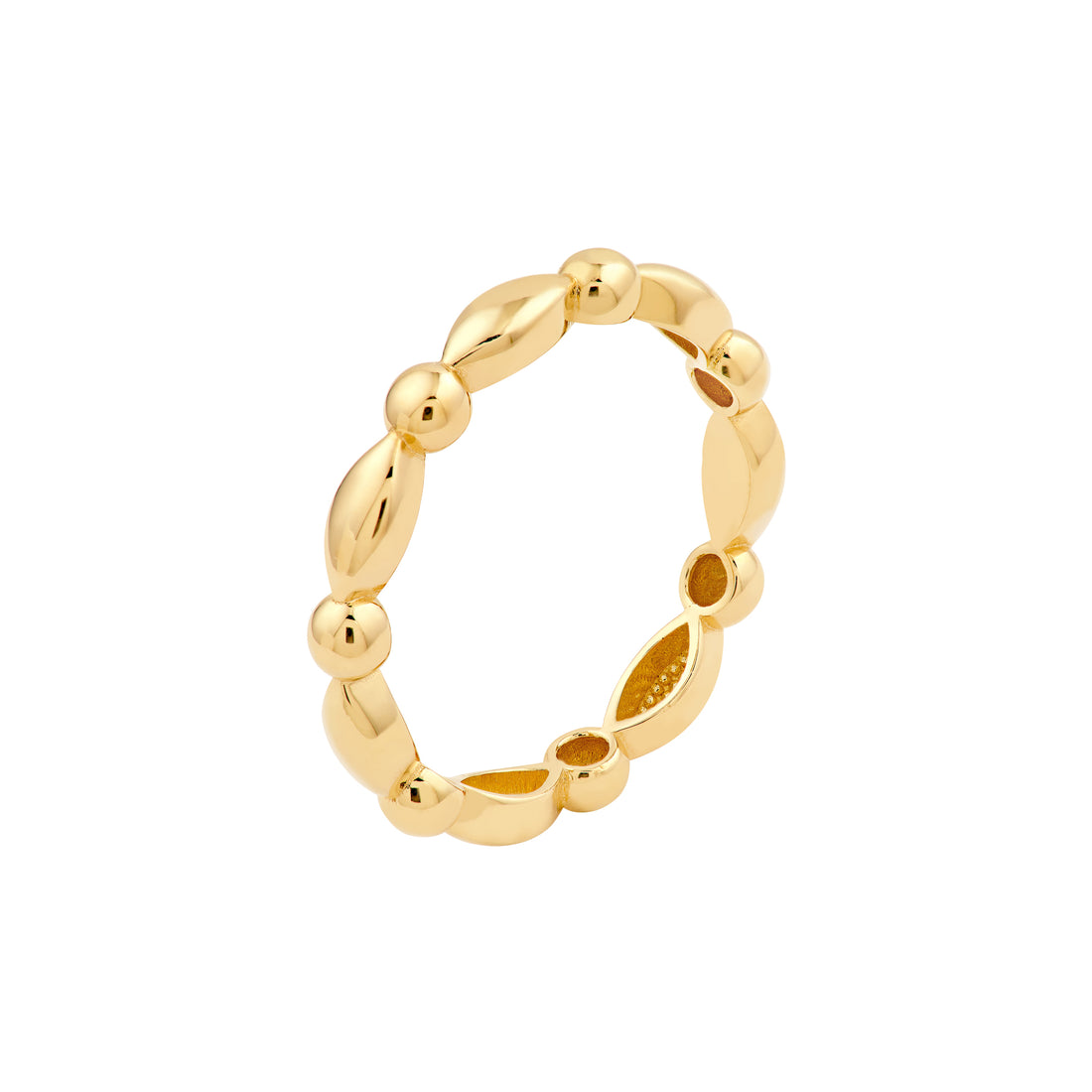Marquise and Round Bead Band