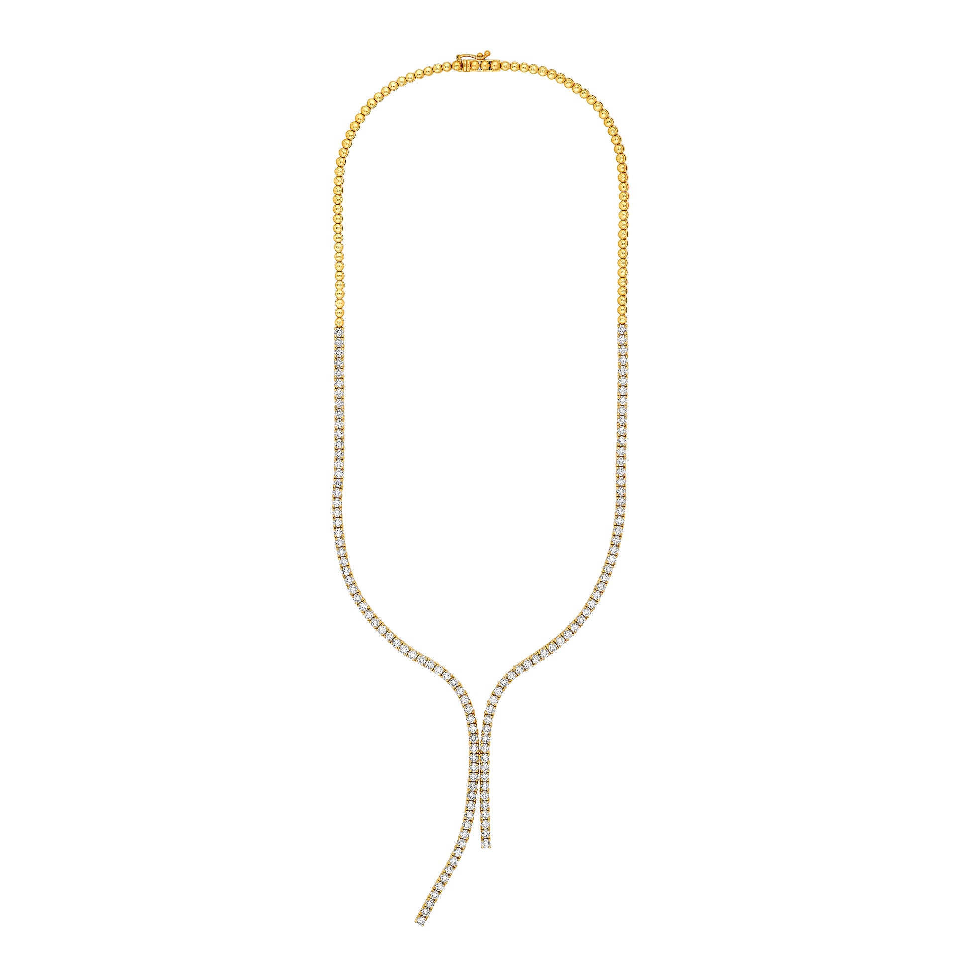 7-1/2tcw Diamond Lariat Necklace