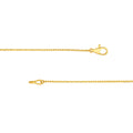 Bezel Set 9 Stone Graduated Diamond Neckace