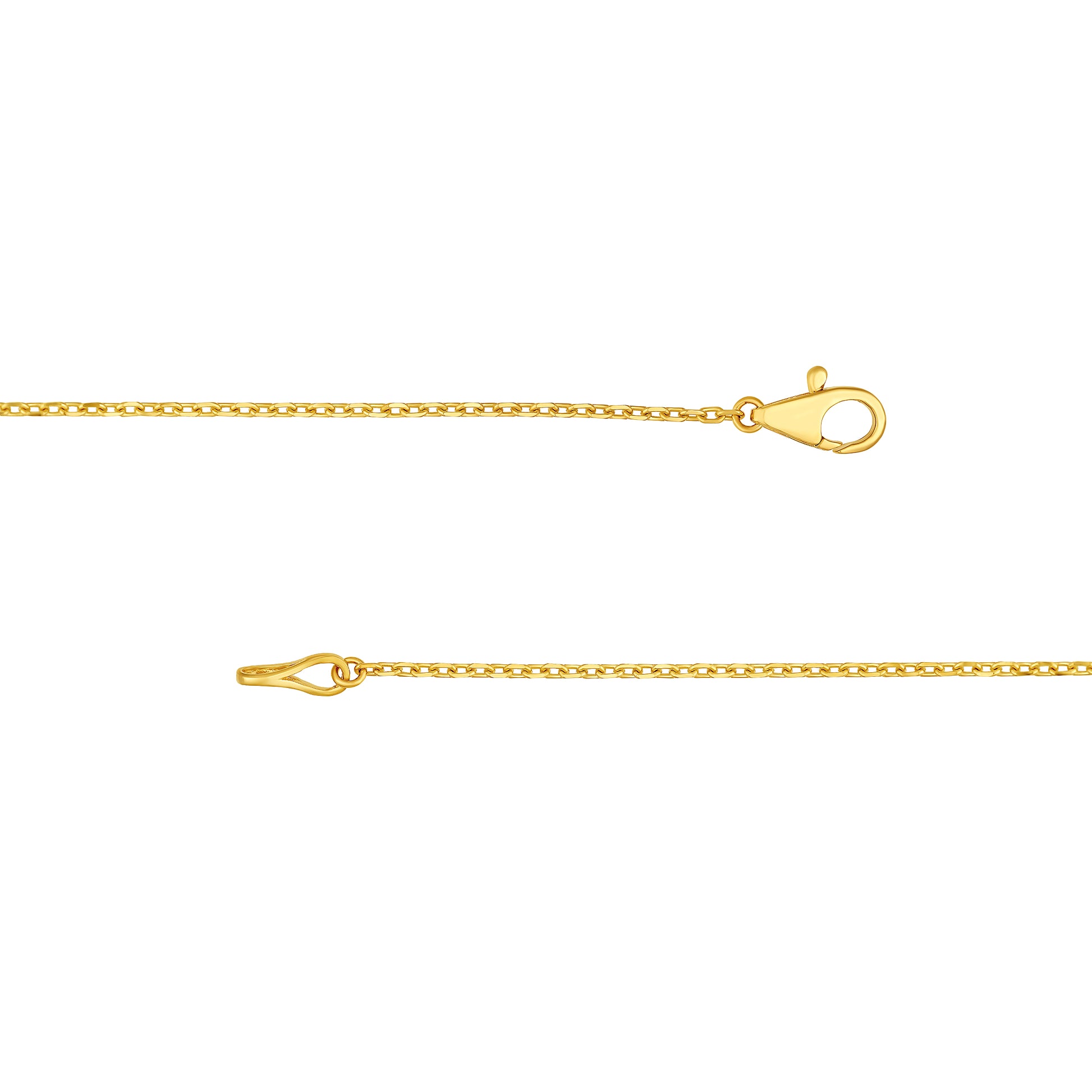 Bezel Set 9 Stone Graduated Diamond Neckace