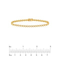 Bezel Set Diamond Tennis Bracelet (2-5/8tcw)