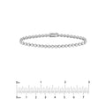 Bezel Set Diamond Tennis Bracelet (2-5/8tcw)