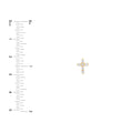 Diamond Cross Earrings (1/4tcw)