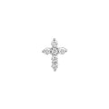 Diamond Cross Earrings (1/4tcw)