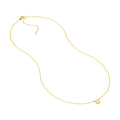 1/4tcw Diamond Bezel Necklace