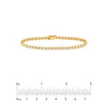 Bezel Set Diamond Tennis Bracelet (2-1/4tcw)