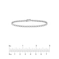Bezel Set Diamond Tennis Bracelet (2-1/4tcw)