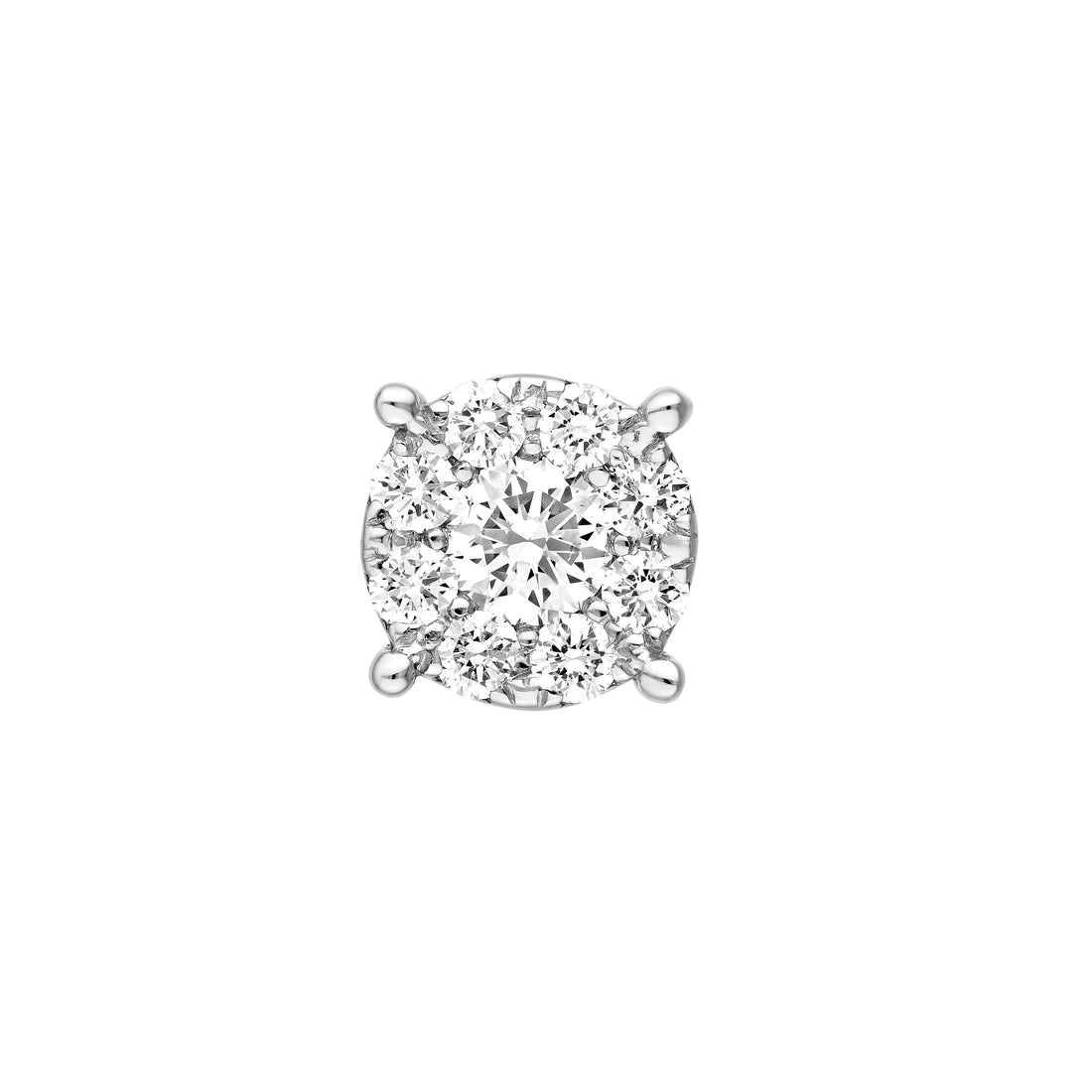 3/4tcw Round Diamond Stud Earrings
