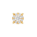 3/4tcw Round Diamond Stud Earrings