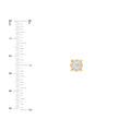 3/4tcw Round Diamond Stud Earrings