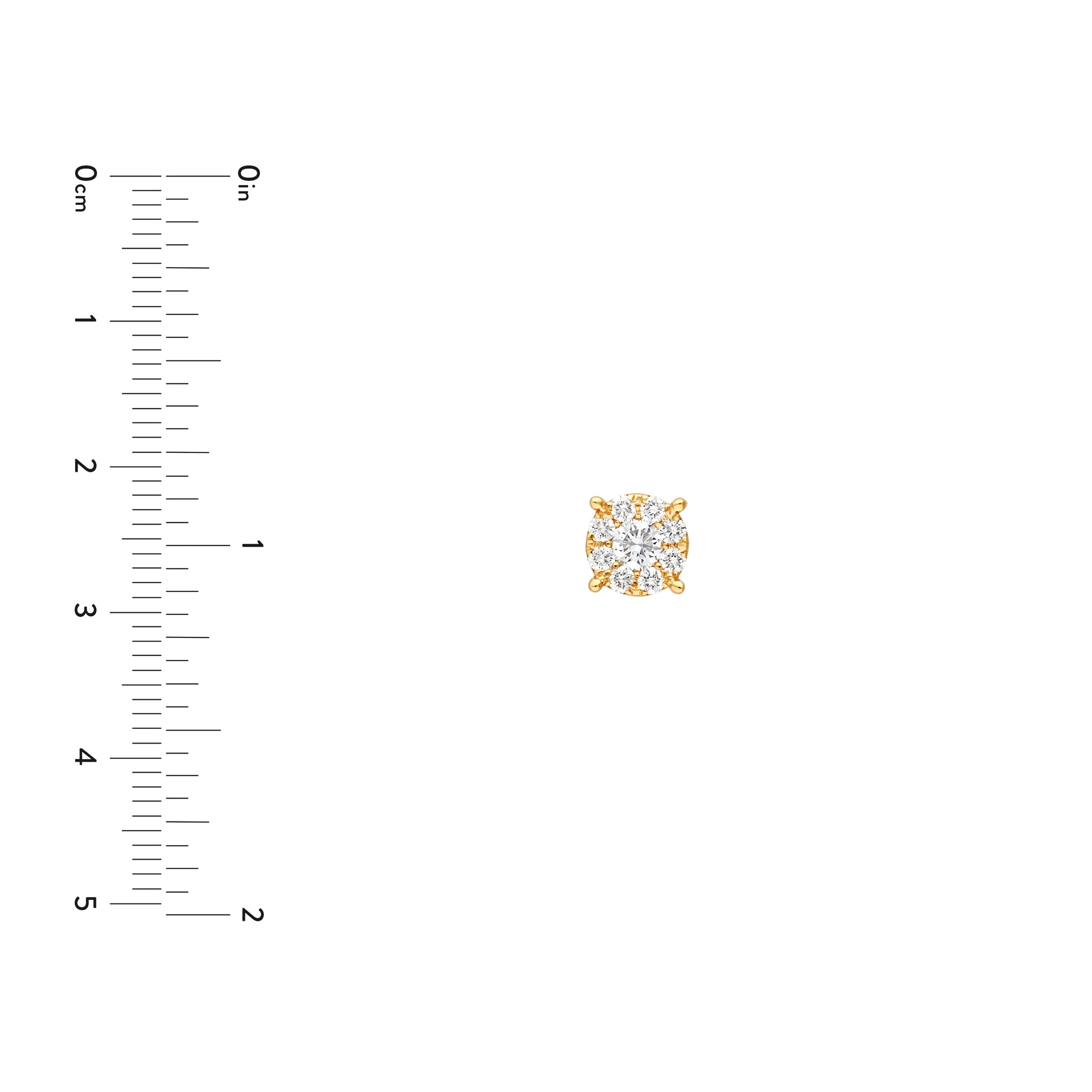 3/4tcw Round Diamond Stud Earrings