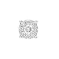 3/8tcw Diamond Frame Stud Earrings