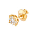 3/8tcw Diamond Frame Stud Earrings
