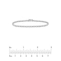 Bezel Set Diamond Tennis Bracelet (1-1/2tcw)