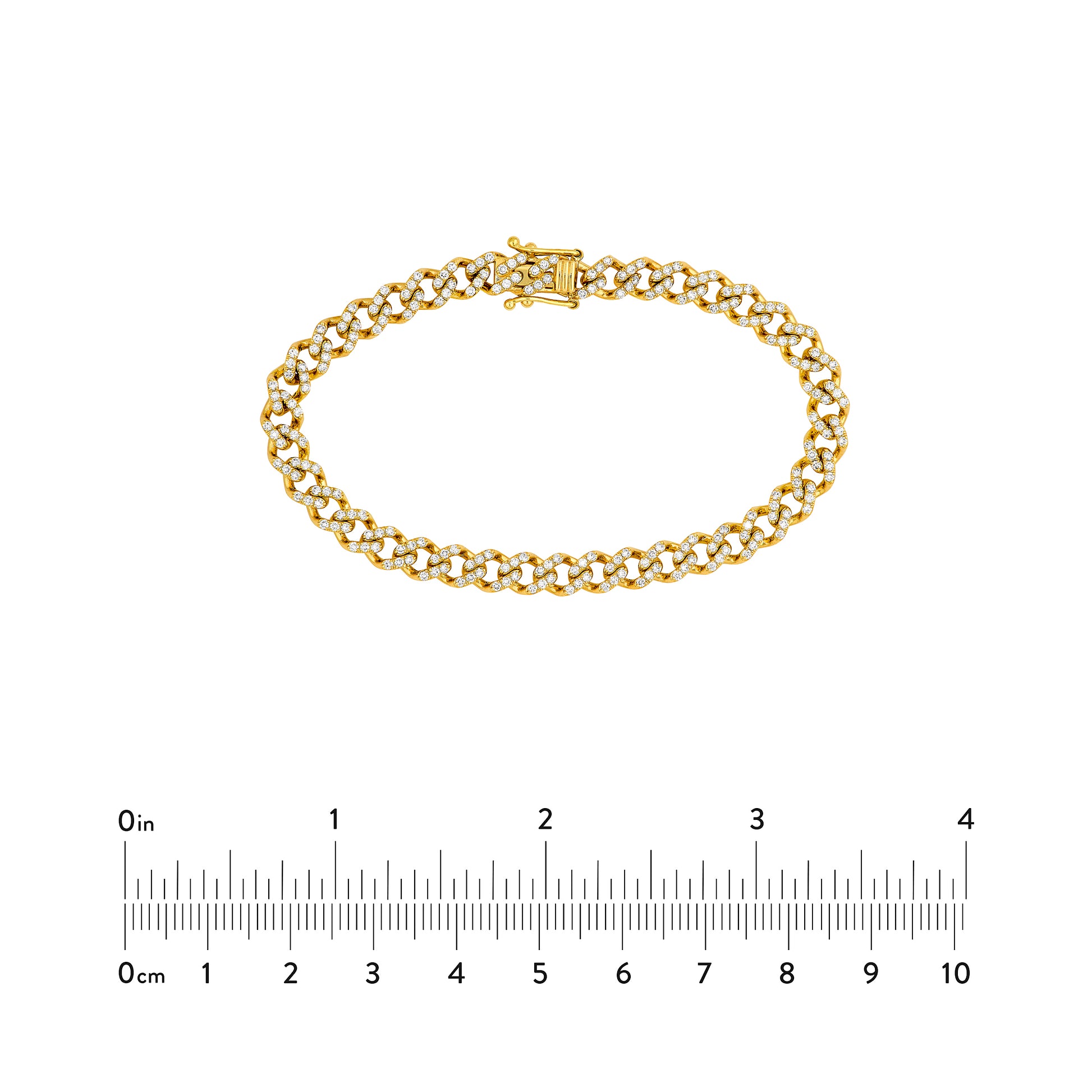 Diamond Curb Link Bracelet (1-7/8tcw)