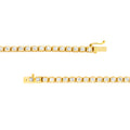 Large Bezel Set Diamond Necklace (7tcw)