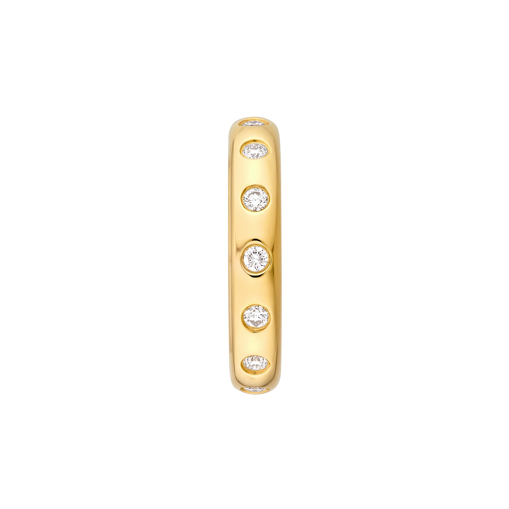 1/2tcw Round Diamond Straight Band Ring
