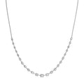 2-1/2tcw Diamond Ascending Stone Necklace