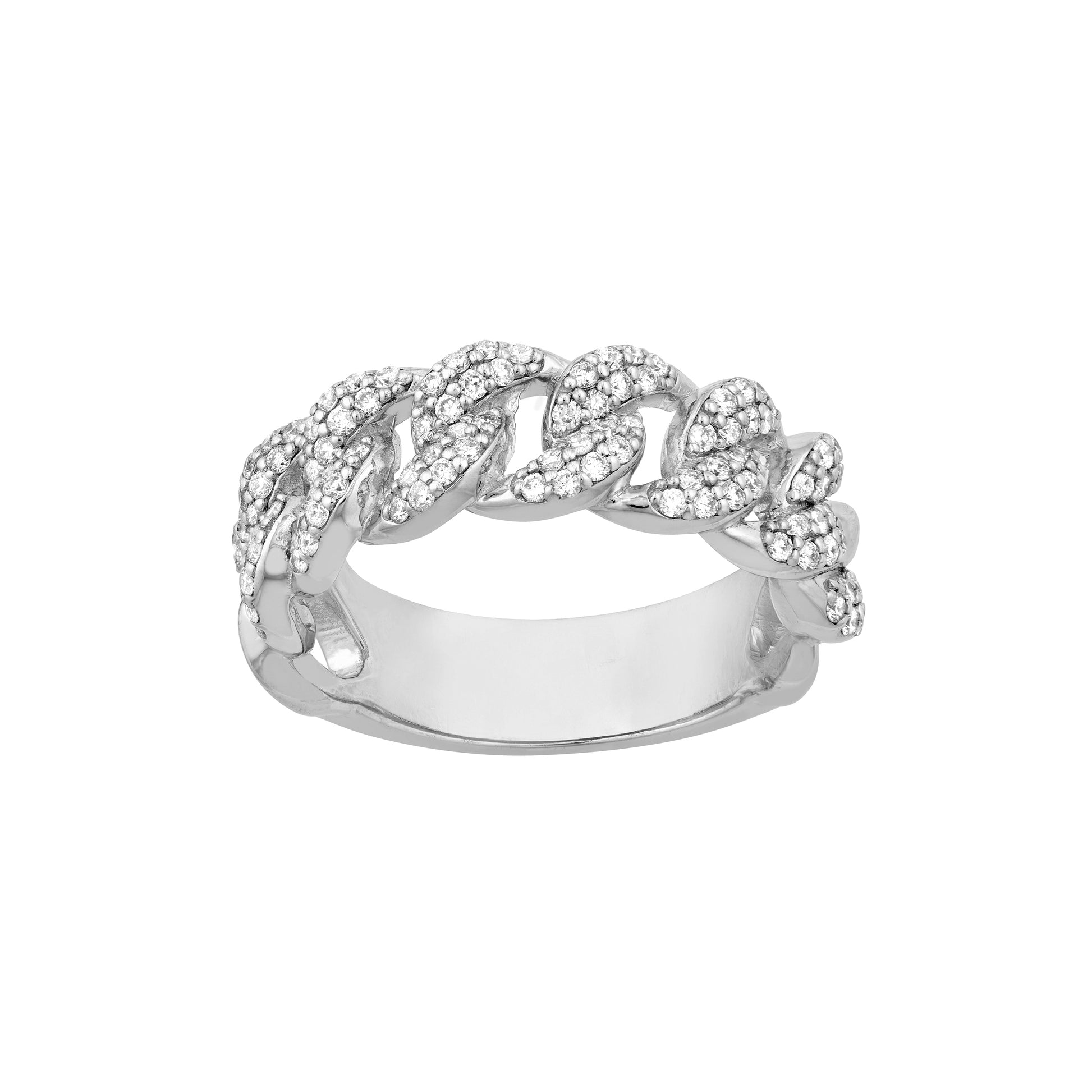 3/4tcw Round Stone Ring