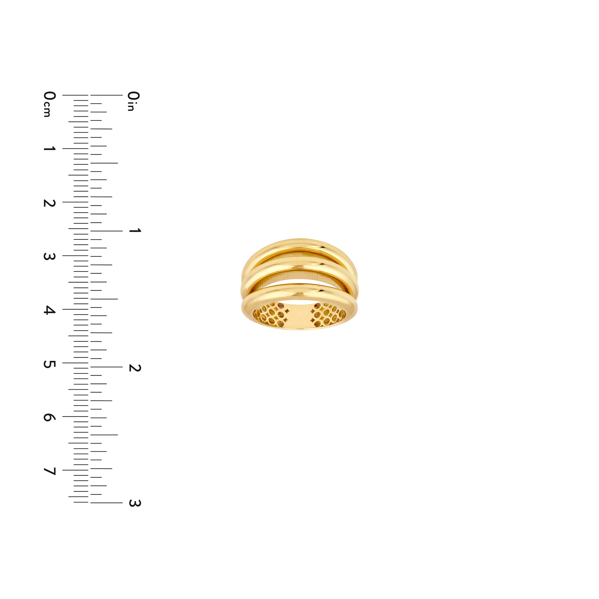 3 Row Cuff Ring