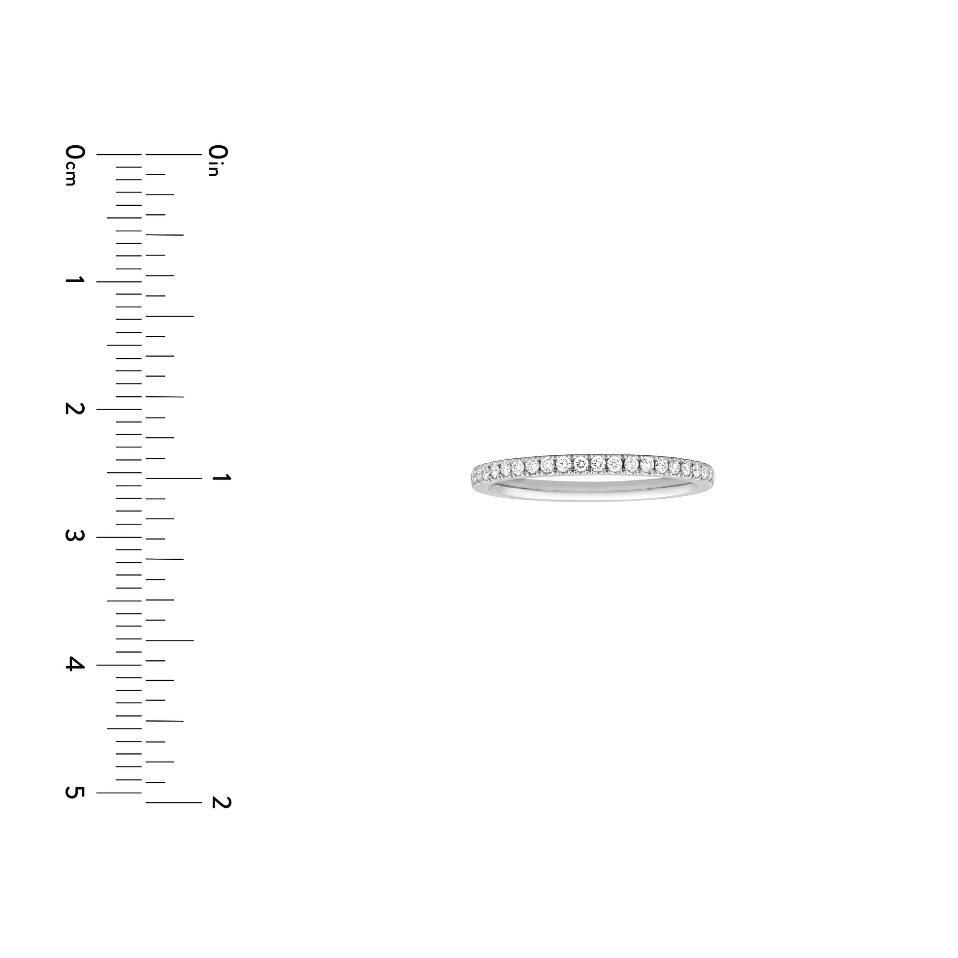 1/6ct Diamond Half Eternity Band
