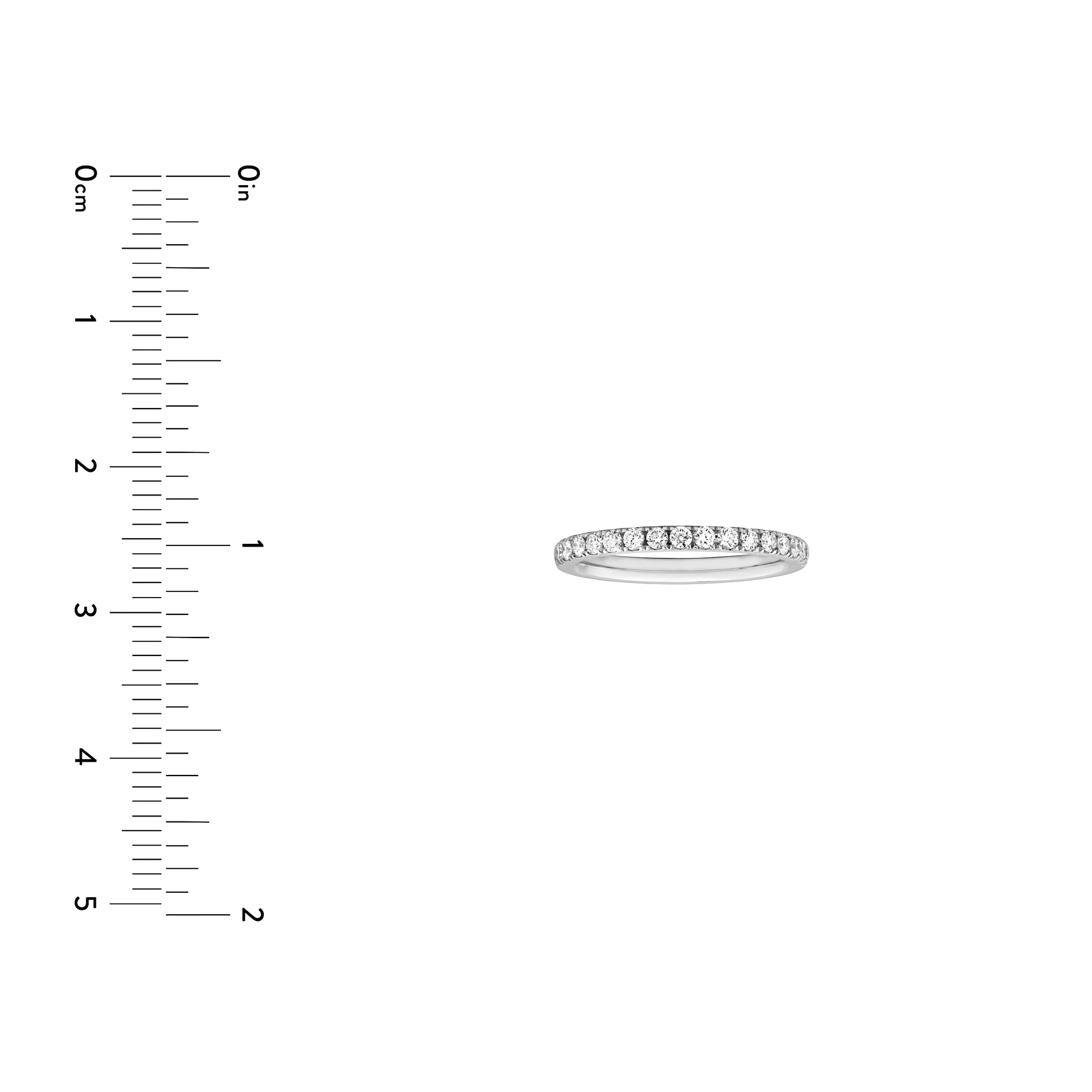 1/4ct Diamond Half Eternity Band