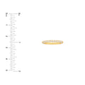 3/8tcw Diamond Half Eternity Band