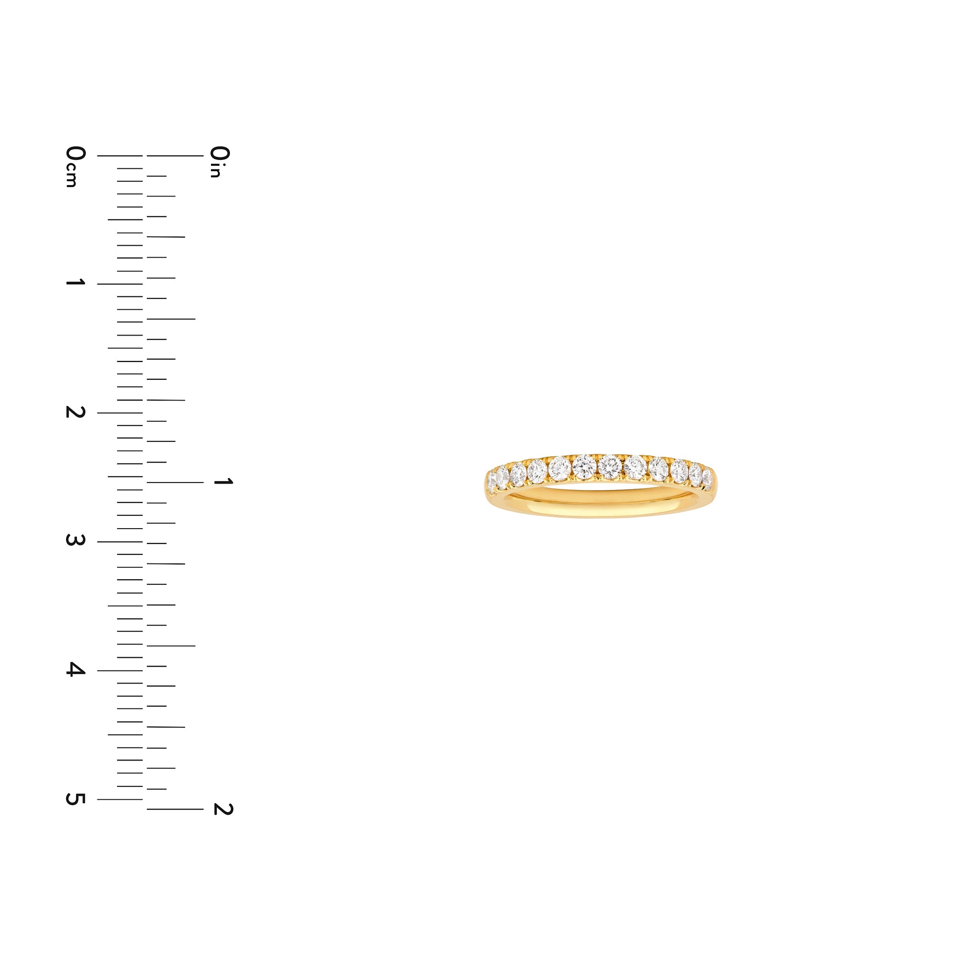 1/2ct Half Eternity Diamond Ring