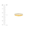 1ct Diamond Half Eternity Band