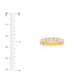 1-1/3ct Diamond Half Eternity Band