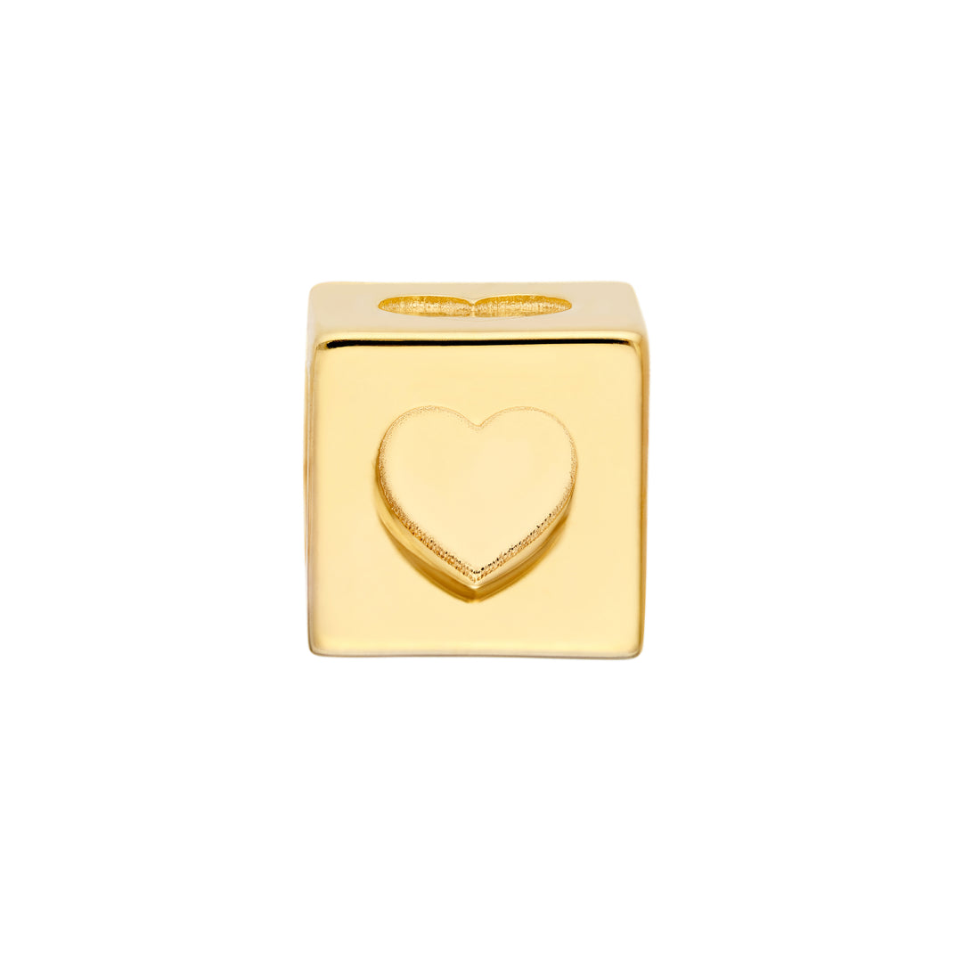 Heart Cube Charm