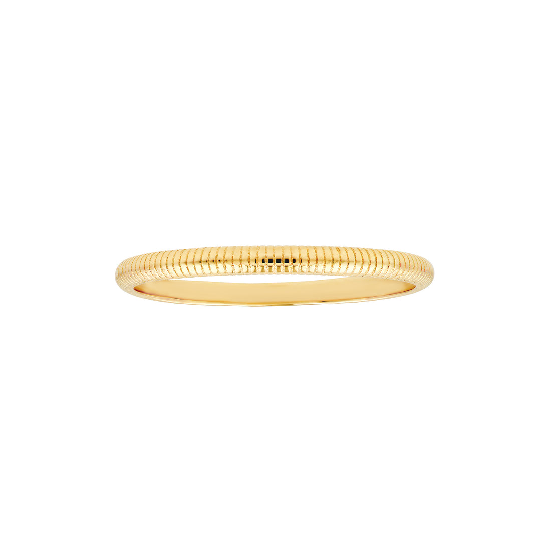 Ribbed Band Ring