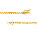 4-5/8tcw Diamond Halfway Tennis Necklace