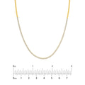 4-5/8tcw Diamond Halfway Tennis Necklace