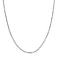 4-5/8tcw Diamond Halfway Tennis Necklace