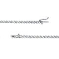 4-5/8tcw Diamond Halfway Tennis Necklace