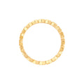 Hexagonal Bead Band Ring