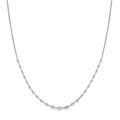 Round Ascending Diamond Necklace (1tcw)