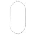 Round Ascending Diamond Necklace (1tcw)